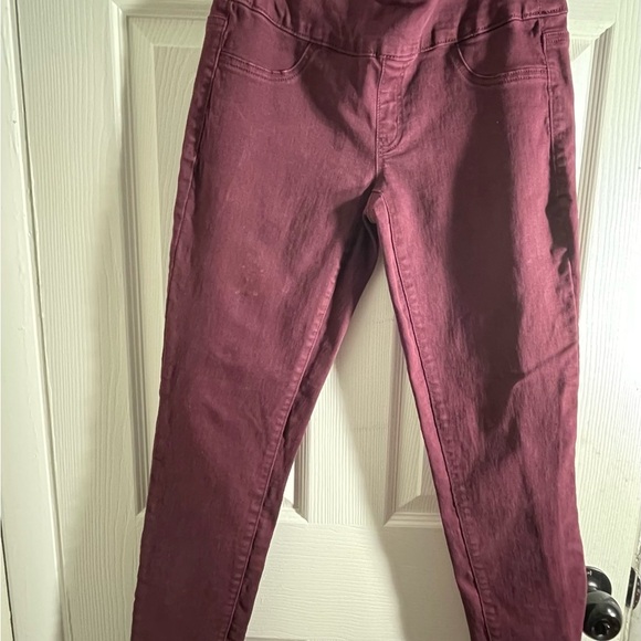 SO Maroon Pull-On Jeggings - Picture 1 of 2